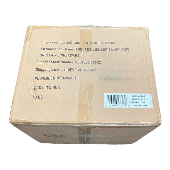 Member's Mark Kitchen Members Mark 32piece Porcelain Dinnerware Set